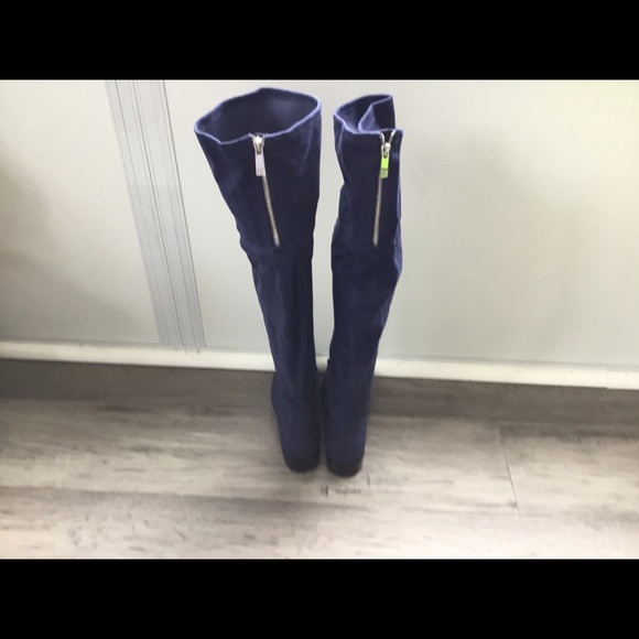 IVANKA TRUMP faux suede over the knee high boots - Picture 2 of 4